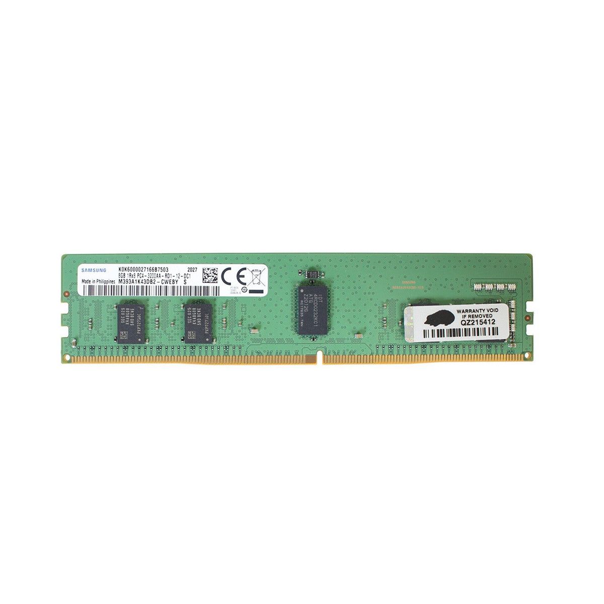 AA810825-MS - Memstar 1x 8GB DDR4-3200 RDIMM PC4-25600R - Mem-Star Compatible OEM Mémoire 1 - Memstar 
