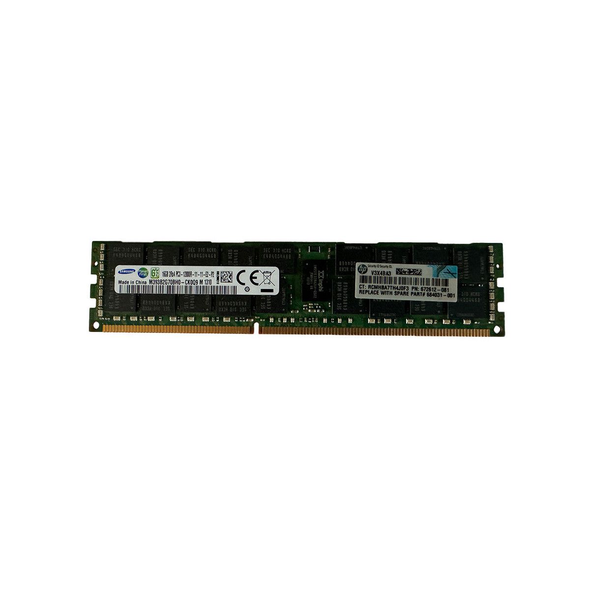 672612-181-MS -JA- Memstar 1x 16GB DDR3-1600 RDIMM PC3-12800R - Mem-Star Kompatibel OEM Speichermedien 1 - Memstar 