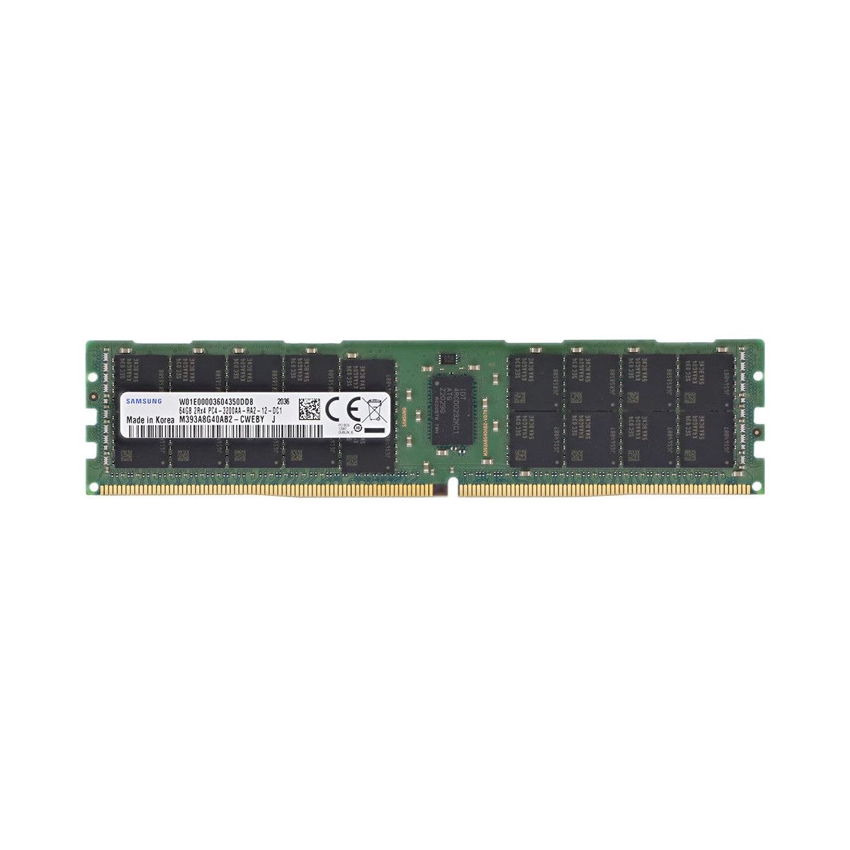 MEM-DR464L-CL03-ER32-MS - Memstar 1x 64GB DDR4-3200 RDIMM PC4-25600R - Mem-Star Compatible OEM Mémoire 1 - Memstar 