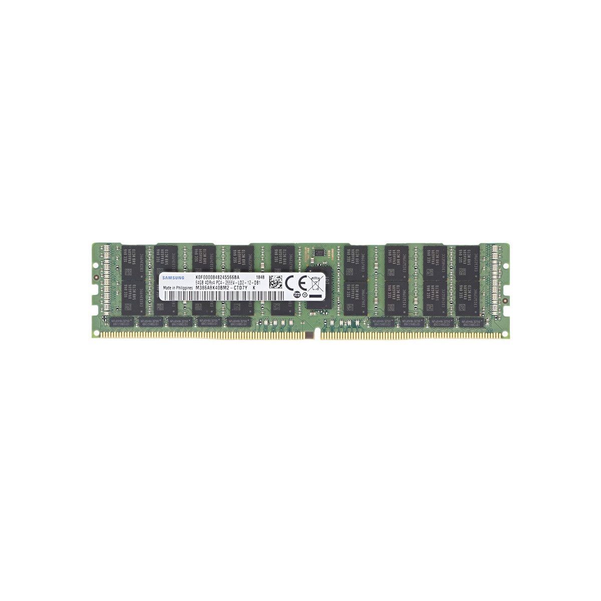 815101-B21-MS - Mem-Star 1x 64GB DDR4-2666 LRDIMM PC4-21300V-L - Mem-Star compatibel OEM geheugen 1 - Memstar 