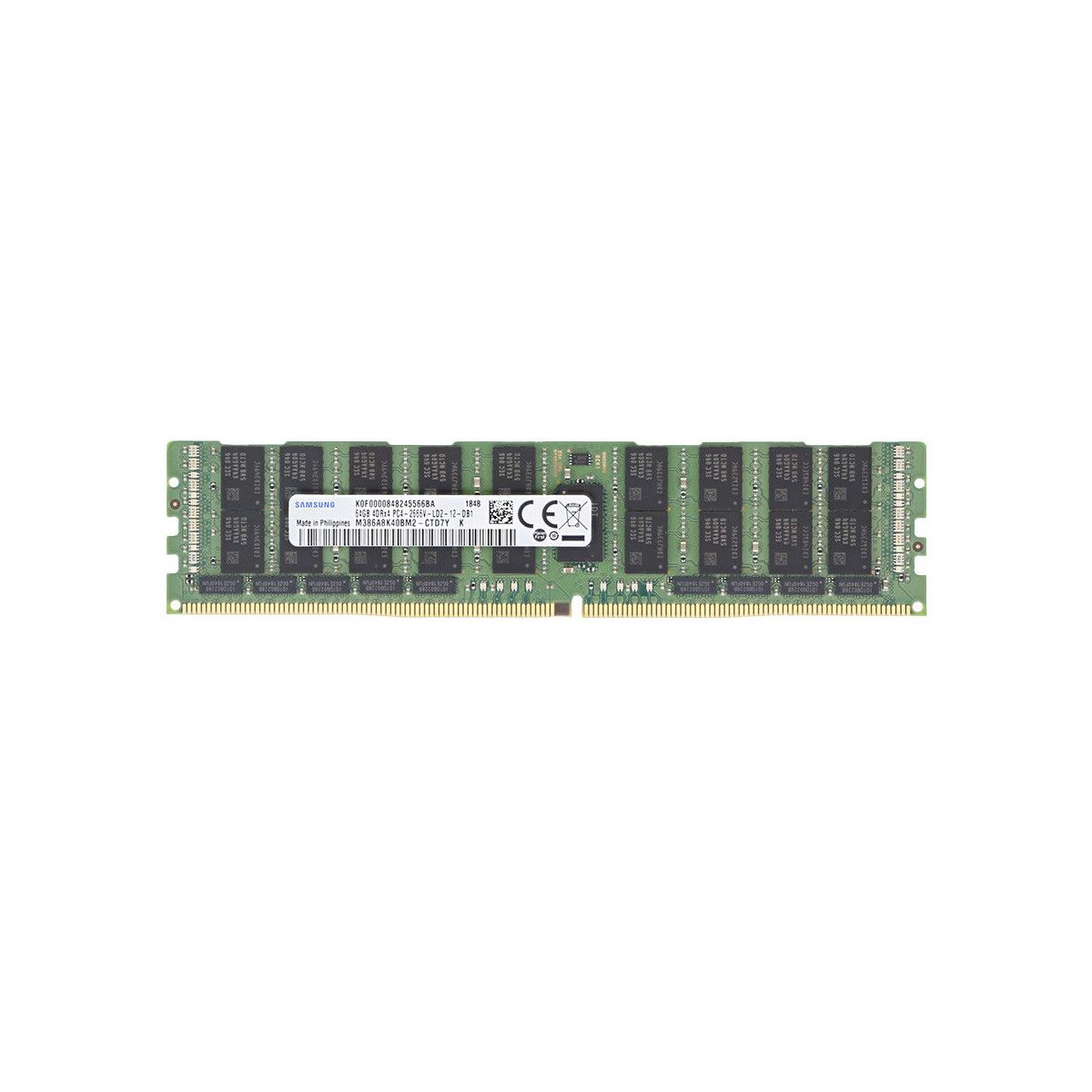 815101-B21-MS - Mem-Star 1x 64GB DDR4-2666 LRDIMM PC4-21300V-L - Mem-Star Compatible OEM Mémoire 1 - Memstar 