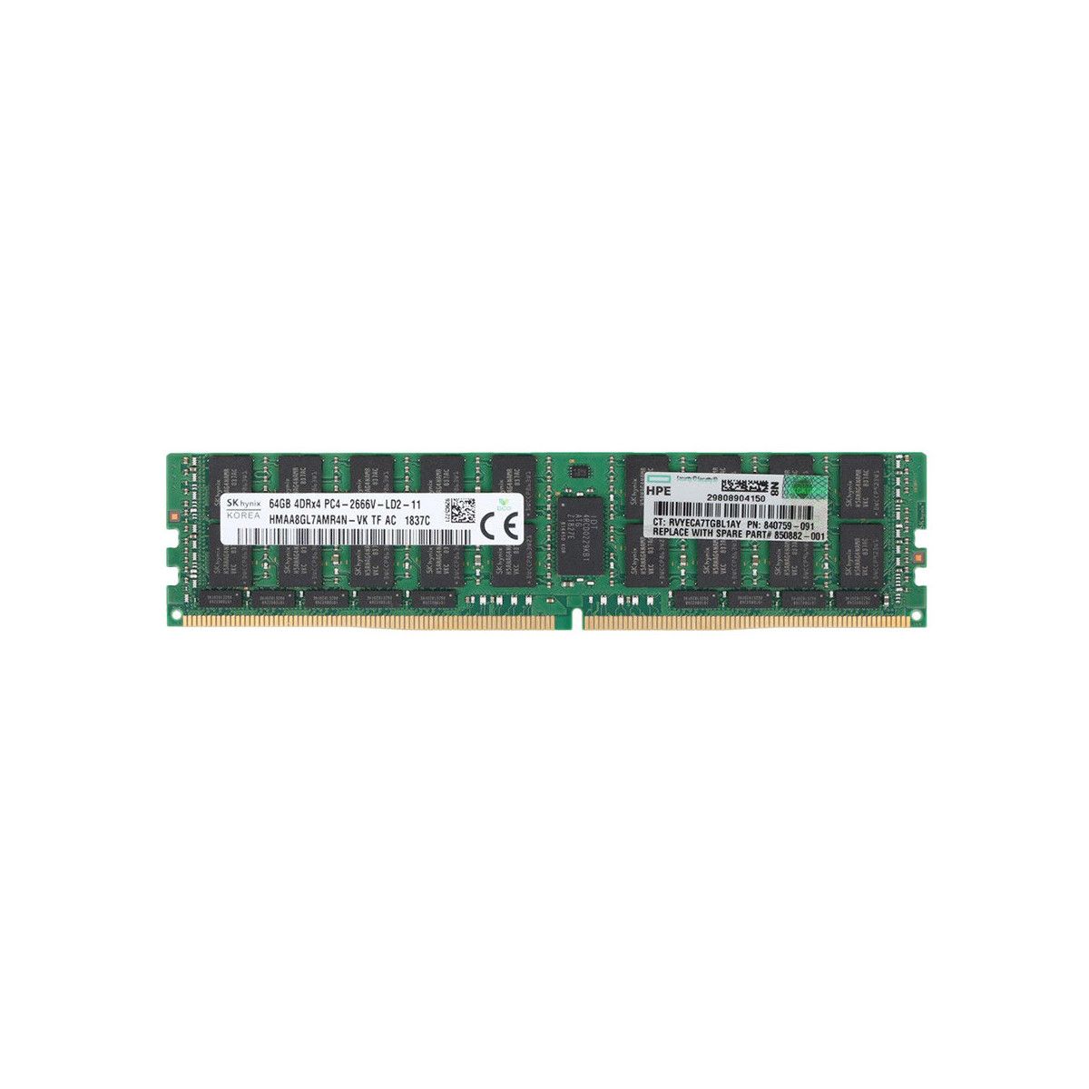 MEM-DR464L-SL03-ER26-MS - Memstar 1x 64GB DDR4-2666 RDIMM PC4-21300V