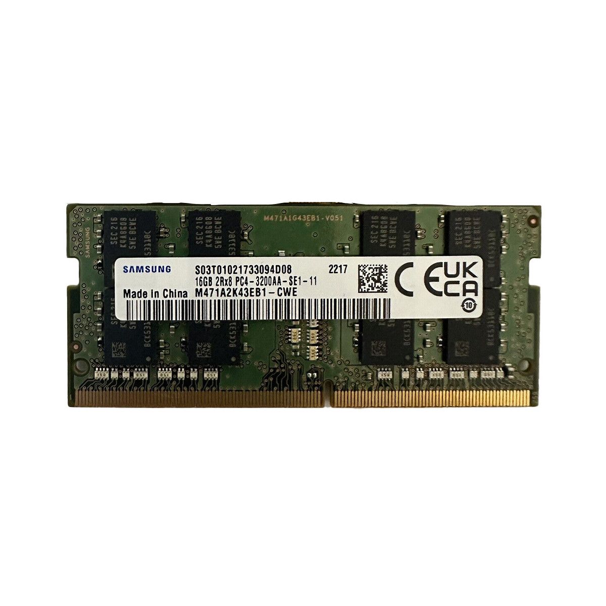 Samsung SODIMM 16GB 2Rx8 PC-3200 Mh