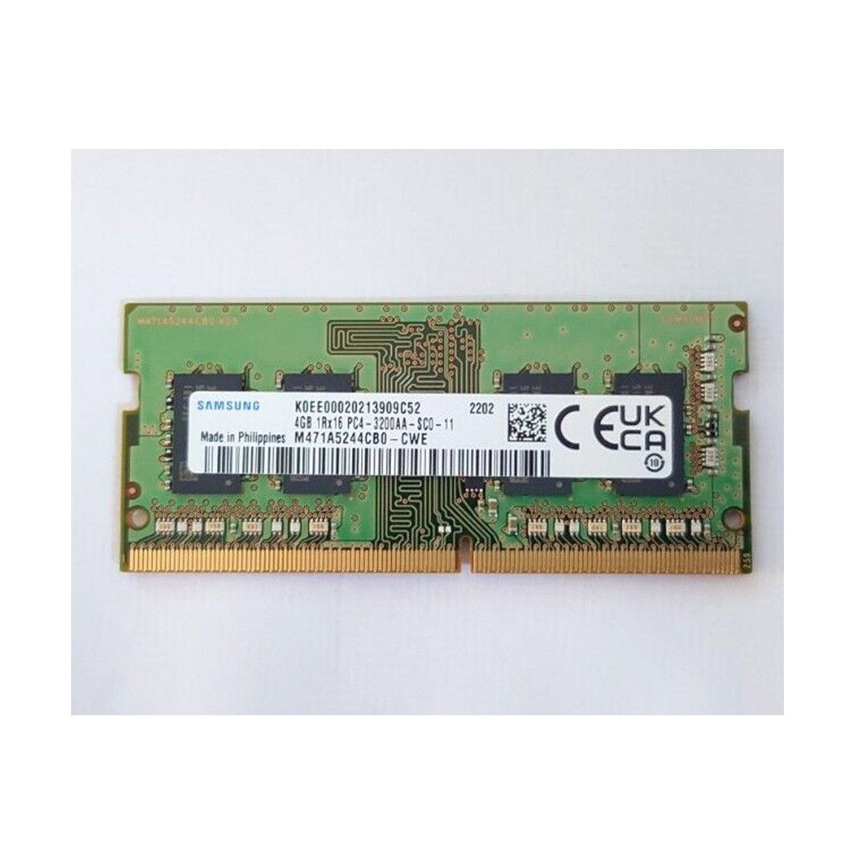 Samsung SODIMM 4GB 1Rx16 PC-3200 Mh