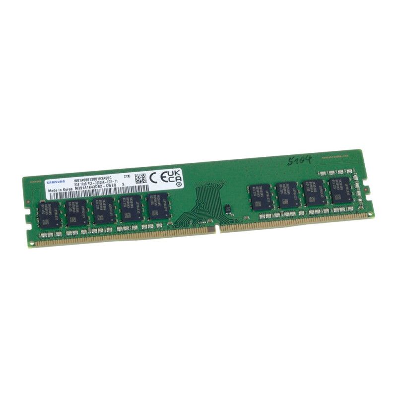 Samsung UDIMM ECC 8GB 1Rx8 PC-3200Mhz