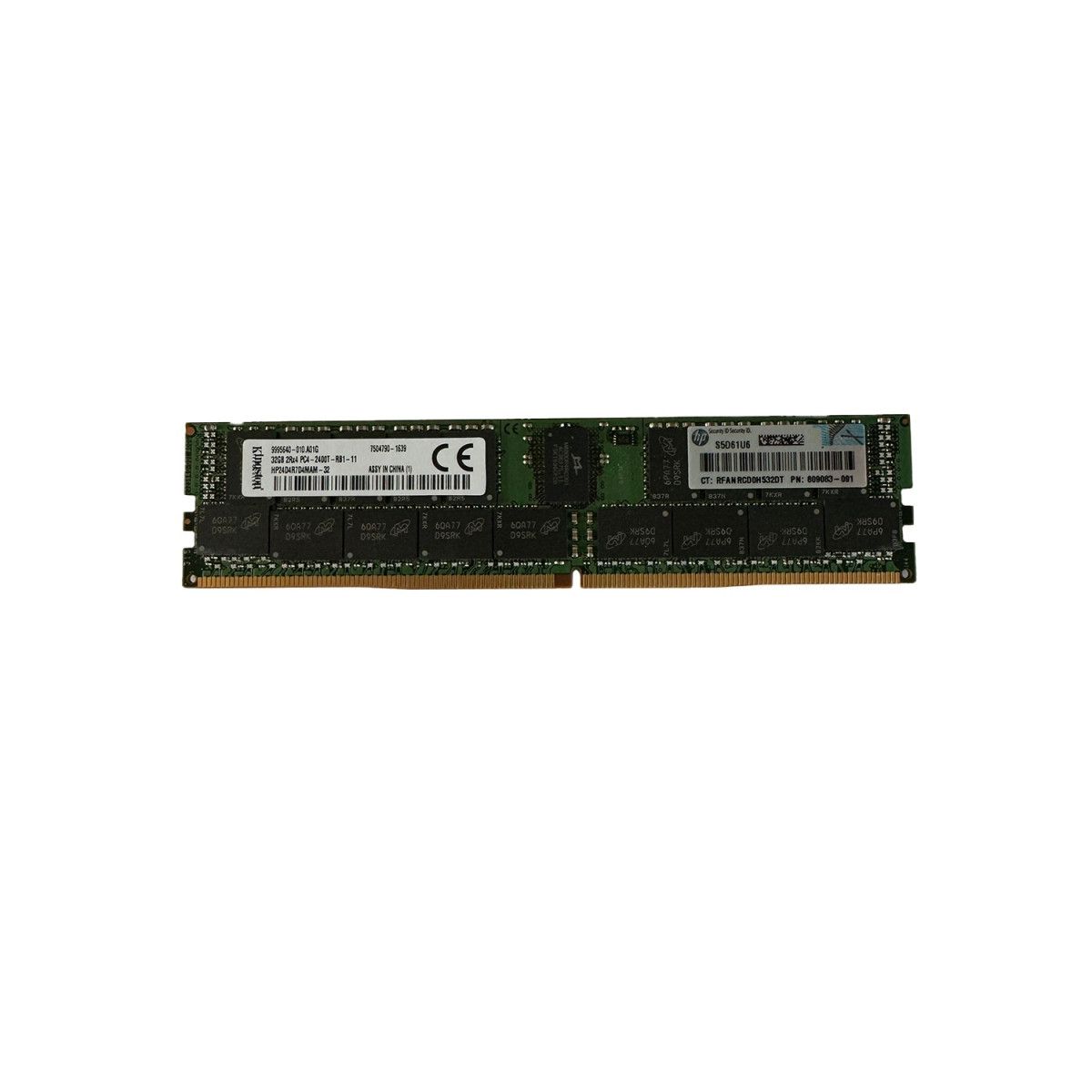 HPE Original 32GB (1x32GB) Dual Rank x4 DDR4-2400 ECC Registriert 809083-091 1 - Memstar 